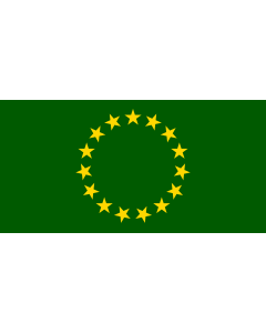 Flag: Cook Islands 1973 | Cook Islands  1973-1979 |  landscape flag | 1.35m² | 14.5sqft | 80x160cm | 30x60inch 