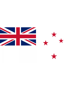 Flag: Naval Ensign of New Zealand |  landscape flag | 0.06m² | 0.65sqft | 17x34cm | 7x14inch 