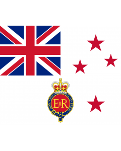 Flagge: XL Queen s Colour for Royal New Zealand Navy  |  Querformat Fahne | 2.16m² | 130x160cm 