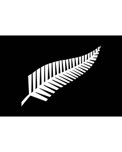 Bandera de  Silver fern | A Silver Fern flag, a proposed new New Zealand | Silberfarn-Flagge  |  bandera horizontal | 0.06m² | 20x30cm  para Banderas de Vehículos Diplomat-Flags 