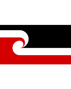 Flagge: XL Tino Rangatiratanga Maori sovereignty movement | The Tino Rangatiratanga Flag of the Maori sovereignty movement  |  Querformat Fahne | 2.16m² | 120x180cm 
