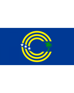 Bandera: Tokelau  local |  bandera paisaje | 1.35m² | 80x160cm 