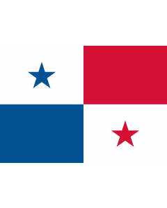 Flagge: Small Panama  |  Querformat Fahne | 0.7m² | 70x100cm 