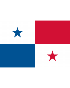 Flagge: XXXS Panama  |  Querformat Fahne | 0.135m² | 30x45cm 