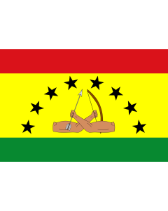 Bandera: Comarca Guna Yala | Guna Yala according to the last page of this document |  bandera paisaje | 1.35m² | 90x150cm 