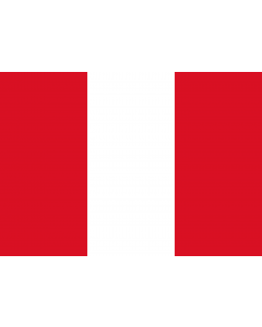 Flag: Peru |  landscape flag | 0.7m² | 7.5sqft | 70x100cm | 2x3ft 