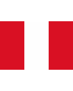 Bandera: Perú |  bandera paisaje | 0.96m² | 80x120cm 