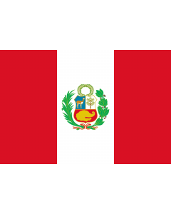 Flag: Peru |  landscape flag | 0.135m² | 1.5sqft | 30x45cm | 1x1.5foot 