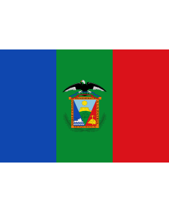 Flag: Moquegua city |  landscape flag | 1.35m² | 14.5sqft | 90x150cm | 3x5ft 