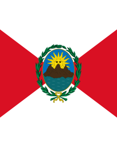 Flag: Protectorate of Peru 1821-1822 |  landscape flag | 1.35m² | 14.5sqft | 100x130cm | 40x50inch 