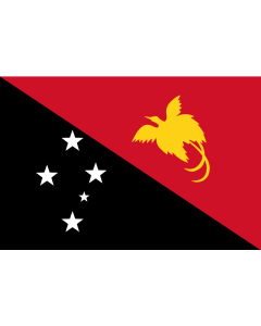 Flag: Papua New Guinea |  landscape flag | 0.06m² | 0.65sqft | 20x30cm | 8x12in 
