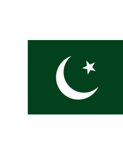 Flag: Pakistan |  landscape flag | 2.4m² | 26sqft | 120x200cm | 4x7ft 