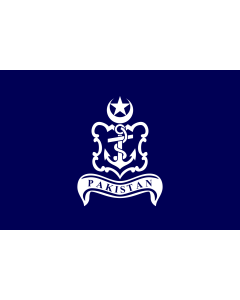 Bandera de  Naval Jack of Pakistan |  bandera horizontal | 1.35m² | 90x150cm 
