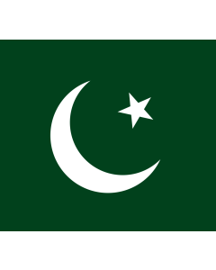 Bandera de  Pakistan Muslim League | Pakistan Muslim League. Created using Inkscape |  bandera horizontal | 2.16m² | 140x160cm 