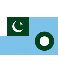 Flag: Pakistani Air Force Ensign |  landscape flag | 1.35m² | 14.5sqft | 90x150cm | 3x5ft 