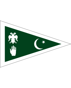 Bandera de  State of Dir | A simplified flag of the historical Pakistani state of Dir |  bandera horizontal | 1.35m² | 90x150cm 