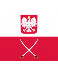 Flag: Commander-in-Chief of the Polish Land Forces |  landscape flag | 1.35m² | 14.5sqft | 110x130cm | 40x50inch 