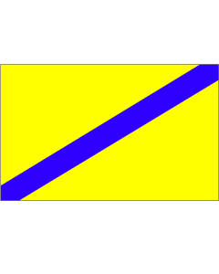 Flag: Gmina Opatowiec flaga |  landscape flag | 1.35m² | 14.5sqft | 90x150cm | 3x5ft 