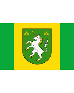 Flag: Commune of Jednorożec and the village of Jednorożec |  landscape flag | 2.16m² | 23sqft | 120x180cm | 4x6ft 