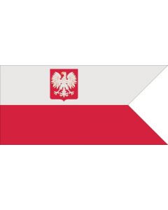 Flag: Naval Ensign of PRL |  landscape flag | 1.35m² | 14.5sqft | 80x170cm | 30x65inch 