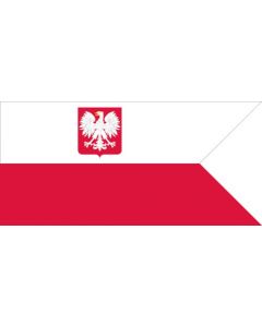 Flag: Naval Ensign of PRL v1 |  landscape flag | 1.35m² | 14.5sqft | 80x170cm | 30x65inch 