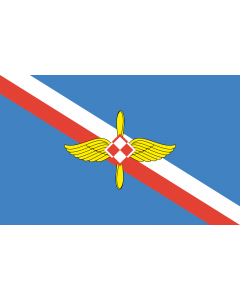 Flag: Polish Air Force flag  1955-1959 |  landscape flag | 1.35m² | 14.5sqft | 90x150cm | 3x5ft 