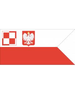 Flag: Polish military airfields flag  1930-1938 |  landscape flag | 1.35m² | 14.5sqft | 80x170cm | 30x65inch 