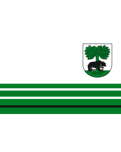 Flag: Barwice |  landscape flag | 1.35m² | 14.5sqft | 90x150cm | 3x5ft 
