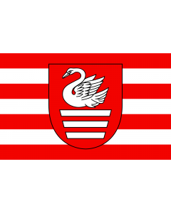 Flag: POL Biłgoraj |  landscape flag | 2.16m² | 23sqft | 120x180cm | 4x6ft 