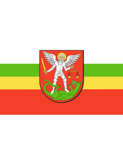 Bandera de  POL Biała Podlaska |  bandera horizontal | 1.35m² | 90x150cm 