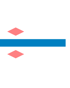 Bandera de  POL Białogard |  bandera horizontal | 2.16m² | 120x180cm 