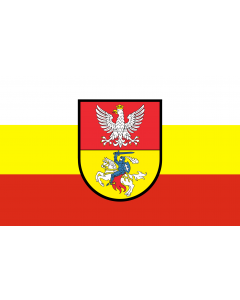 Flag: POL Białystok |  landscape flag | 2.16m² | 23sqft | 120x180cm | 4x6ft 