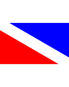 Bandera de  POL Chocianów | Chocianów | Chocianowa |  bandera horizontal | 1.35m² | 90x150cm 