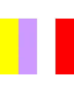 Flag: POL Choroszcz | Choroszczy |  landscape flag | 1.35m² | 14.5sqft | 100x130cm | 40x50inch 