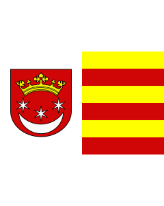 Bandera de  POL Człopa | English Flag of Człopa in Poland | Deutsch Flagge von Człopa in Polen | Nederlands Vlag van Człopa in Polen | Polski Flaga miasta Człopa w Polsce | Беларуская Sciag Człopa, Polszcza | Беларуская  тарашкевіца ‎ Ściag Człopa | Češti