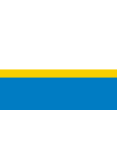 Flag: POL Częstochowa |  landscape flag | 1.35m² | 14.5sqft | 90x150cm | 3x5ft 