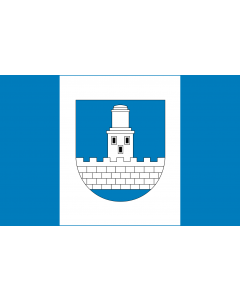 Flag: POL Czeladź |  landscape flag | 2.16m² | 23sqft | 120x180cm | 4x6ft 