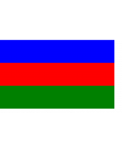 Flag: POL Dzierżoniów |  landscape flag | 1.35m² | 14.5sqft | 90x150cm | 3x5ft 