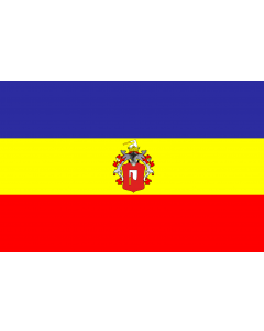 Flag: POL gmina Żegocina |  landscape flag | 1.35m² | 14.5sqft | 90x150cm | 3x5ft 