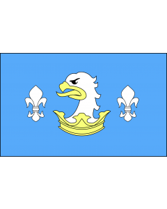 Flag: POL gmina Świekatowo |  landscape flag | 1.35m² | 14.5sqft | 90x150cm | 3x5ft 