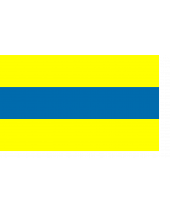 Flag: English Flag of gmina Celestynów in Poland |  landscape flag | 1.35m² | 14.5sqft | 90x150cm | 3x5ft 