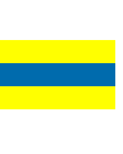 Flag: English Flag of gmina Celestynów in Poland |  landscape flag | 1.35m² | 14.5sqft | 90x150cm | 3x5ft 