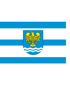 Bandera de  POL gmina Godów | Godów Commune | Gminy Godów |  bandera horizontal | 2.16m² | 120x180cm 