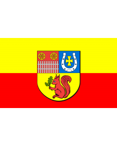 Flag: Jarocin Commune |  landscape flag | 1.35m² | 14.5sqft | 90x150cm | 3x5ft 