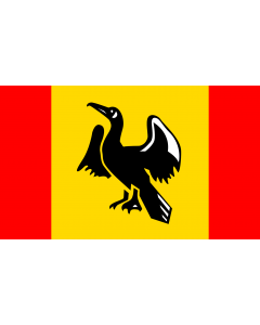 Flag: Jedwabno Commune |  landscape flag | 1.35m² | 14.5sqft | 90x150cm | 3x5ft 