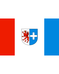 Bandera de  POL gmina Kołbaskowo ceremonial |  bandera horizontal | 2.16m² | 120x180cm 