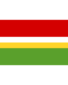 Flag: POL gmina Kobiele Wielkie | Gminy Kobiele Wielkie |  landscape flag | 1.35m² | 14.5sqft | 90x150cm | 3x5ft 