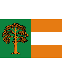 Bandera de  POL gmina Małkinia Górna | Gmina Małkinia Górna, Poland | Gminy Małkinia Górna, mazowieckie |  bandera horizontal | 2.16m² | 120x180cm 