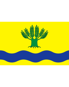 Bandera de  POL gmina Malbork | Gmina Malbork, Poland | Gminy Malbork, woj. pomorskie |  bandera horizontal | 2.16m² | 120x180cm 