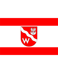 Bandera de  POL gmina Michałowice |  bandera horizontal | 1.35m² | 90x150cm 